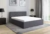 Polsterbett SKIDI -OM 140x200 mit Bettkasten. Farbe: Grau Produktbild-Vorschau 1