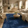Luxus Super Soft Hochflor Teppich Silky Dunkelblau, Produktbild-Vorschau 1