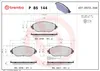 BREMBO P 85 144 Bremsbeläge Satz Vorne für VW Golf VII Produktbild-Vorschau 8