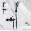 ZMH miscelatore vasca nero con doccetta miscelatore vasca Anteprima dell’immagine prodotto 1
