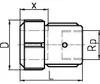 Georg Fischer GF Primofit adapter met binnendraad STL, Rp Productafbeelding-voorbeeld 2
