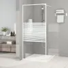 vidaXL Duschwand für Begehbare Dusche Weiß 90x195 cm Produktbild-Vorschau 2
