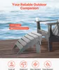 VEVOR Adirondack podnožka, 16,9 D x 18,9 Š x 13 V palců, z Náhled obrázku produktu 2