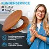 SANILO® WC sedátko s mechanismem Soft-Close mahagon, WC Náhled obrázku produktu 7