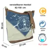 Sunsa Damen Umhängetasche. Nachhaltige Maritim Produktbild-Vorschau 3