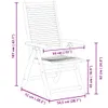 Möbel Gartenstühle 2 Stk. Klappbar Verstellbar Massivholz Produktbild-Vorschau 10