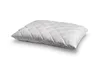 A white quilted pillow is shown on a white background. Produktbild-Vorschau
