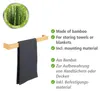 WENKO Handtuch Halter Stange 60 cm Bambusa Bad Gäste WC Produktbild-Vorschau 2