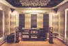 Acoustic treatment panels and audio equipment in a studio. Náhled obrázku produktu