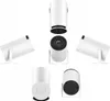 Multiple views of a white cylindrical projector on a white background. Produktbild-Vorschau