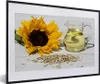 MuchoWow® MuchoWow® Gerahmtes Poster Sonnenblumenkerne mit Produktbild-Vorschau 1