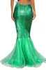Damen Meerjungfrau Maxirok S – Carnaval & Halloween kostuum Productafbeelding-voorbeeld 2