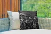 MuchoWow® Outdoor Kissen - New Yorker Skyline, schwarz und Produktbild-Vorschau 3