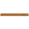 vidaXL Garten-Hochbeet 482 x 50 x 36 cm Cortenstahl Produktbild-Vorschau 4