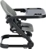 A side view of a baby high chair. Voir les images du produit