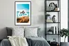 MuchoWow® Gerahmtes Poster Sprichwörter - Sommer - Steine Produktbild-Vorschau 2