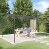 vidaXL Markiza antracyt 4x3 m 180 g/m² tkanina i stal Podgląd zdjęcia produktu 9