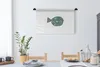 MuchoWow® Wandteppich Wandbehang Fisch - Grün - Pastell Produktbild-Vorschau 3