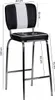 Wohnling Barová židle American Diner 50. léta Retro Black Náhled obrázku produktu 2