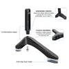 Diagram showing the components and features of a TV stand base. Náhled obrázku produktu