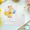 Mr. & Mrs. Panda Postkarte Auszubildende Herz - Weiß - Produktbild-Vorschau 3