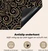 KitchenYeah© Herdabdeckplatte Goldenes Muster auf schwarzem Produktbild-Vorschau 4