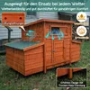 Hühnerstall aus Holz mit 2 Nistkästen, Hühnerhaus mit Produktbild-Vorschau 12