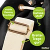 Huuraa Seesack Judo bunte Silhouette 20 Liter Black Produktbild-Vorschau 4