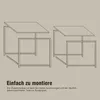 KAHOO 2tlg. Couchtisch Kaffeetisch mit Marmormuster, Produktbild-Vorschau 7
