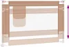 vidaXL Barrière de lit pour jeunes enfants Taupe 100x25 cm Voir les images du produit 6