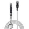 LINDY Patchkabel Cat.6A S/FTP grau 1m verriegelbar Produktbild-Vorschau 2