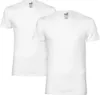 Alltags Rundhals T-Shirt 2er-Pack – Weiß – M Produktbild-Vorschau 3