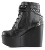 POISON-101 DemoniaCult Bottines à plateforme pour femmes Voir les images du produit 4