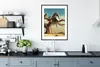 MuchoWow® Gerahmtes Poster Elefant - Baum - Natur - Wüste Produktbild-Vorschau 4