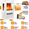 KESSER® Elektrokamin mit Heizung Panorama-Sichtfenster Produktbild-Vorschau 6