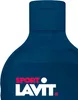 Close-up of a dark blue bottle with brand logo and text. Produktbild-Vorschau