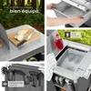Cuisine de camping en aluminium 116 x 52 x 107 cm - gris Voir les images du produit 4
