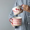 Keramik Kaffeebecher mit Henkel, Tasse, Trinkbecher, Produktbild-Vorschau 3