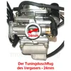 Racing VERGASER 24mm ANSAUGSTUTZEN KOMPLETT für Flex TECH Produktbild-Vorschau 2