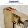 SONNI 70 x 70 x 195 Szklana kabina prysznicowa w kolorze Podgląd zdjęcia produktu 4