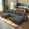 Allen U Ecksofa 360 x 185 cm, Sofa mit Schlaffunktion, Produktbild-Vorschau 4