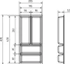 ORGA-BOX Junker Slim Besteckeinsatz 225 x 476 mm Lavagrau Produktbild-Vorschau 2