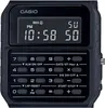 A close-up, front-facing view of a black Casio calculator watch. Produktbild-Vorschau