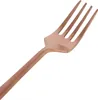 Kuchengabeln aus Edelstahl – 15 cm – Kupfer – 8er-Pack Produktbild-Vorschau 7