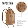 Oos Duffle City Leder Canvas Rucksack Hasel Produktbild-Vorschau 3