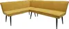 Eckbank 154 x 195 cm Mesilla Gelb kurzer Schenkel links Produktbild-Vorschau 1