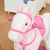 HOMCOM Kinder Schaukelpferd Schaukeltier Schaukelspielzeug Produktbild-Vorschau 9