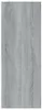 vidaXL Konzolový stolík Grey Sonoma 78x30x80 cm Drevo Náhľad obrázku produktu 5
