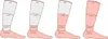 Wrightsock MERINO COOLMESH II, Crew, Grey / Black, L Náhled obrázku produktu 3