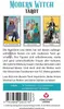 The back of a Modern Witch Tarot card box, showing three sample cards and descriptive text. Voir les images du produit